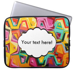 Farbige Lochstruktur Laptopschutzhülle