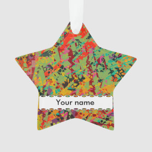 Farbige Lochstruktur Ornament