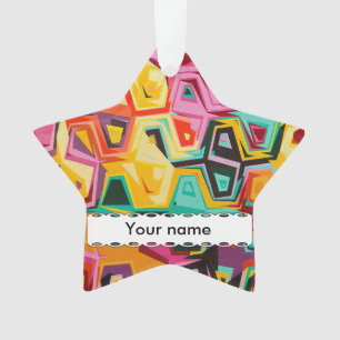 Farbige Lochstruktur Ornament