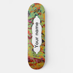 Farbige Lochstruktur Skateboard
