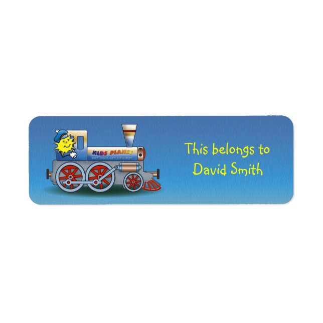 Farbige Lokomotive (Vorne)