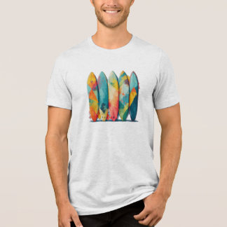 Farbige Longboard-T-Shirt Tri-Blend Shirt