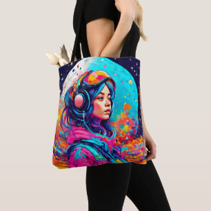 Farbige Lunar-Girl