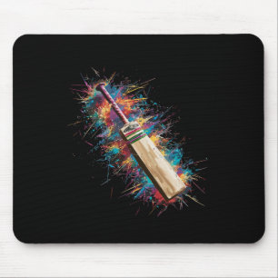 Farbige Mal-Spritz-Kricket-T-Kunst-Grafik Mousepad