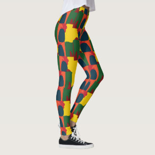 Farbige Malerei Abstrakt Leggings