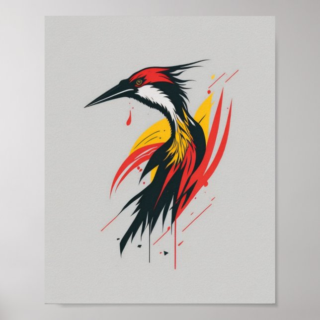 Farbige Mama Poster (Vorne)