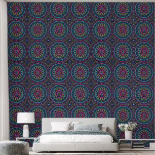 farbige Mandala Tapete