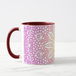 Farbige Mandala Tasse
