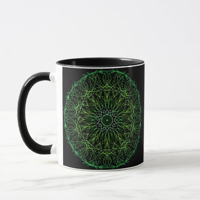 Farbige Mandala Tasse (Links)