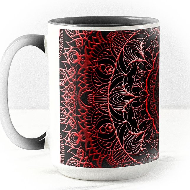 Farbige Mandala Tasse (Von Creator hochgeladen)
