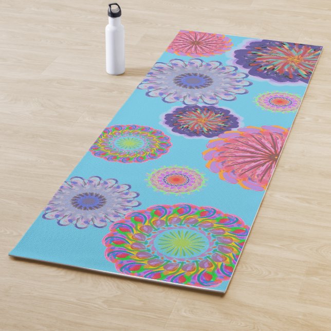 Farbige Mandalase Yoga Mat Yogamatte (Beispiel)