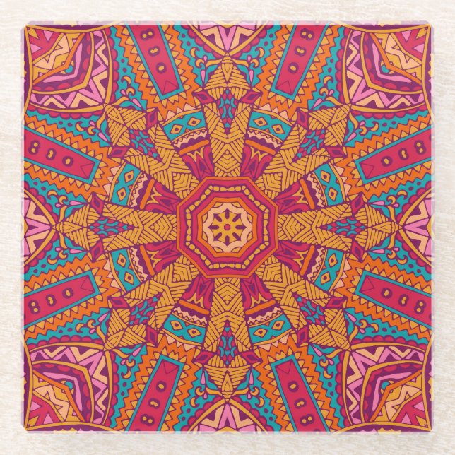 Farbige Marmorstruktur, hochauflösendes Interieur. Glasuntersetzer (Vorderseite)
