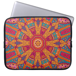 Farbige Marmorstruktur, hochauflösendes Interieur. Laptopschutzhülle