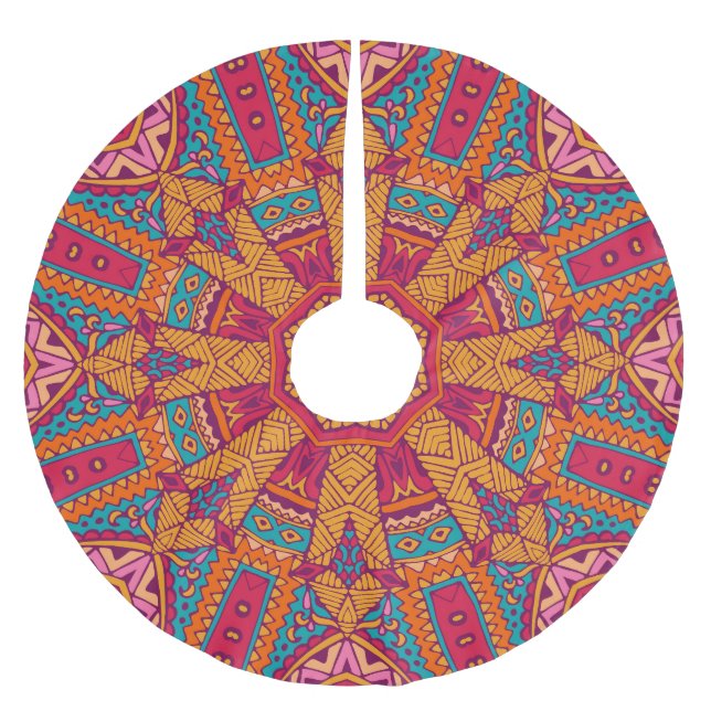 Farbige Marmorstruktur, hochauflösendes Interieur. Polyester Weihnachtsbaumdecke (Vorderseite)