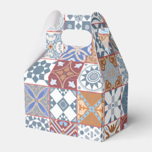 Farbige marokkanische Fliesen Geschenkschachtel