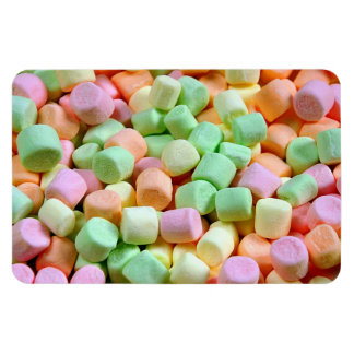 Farbige Marshmallows Druckmagnet Magnet