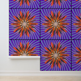 Farbige mathematische Mandala-Kunstgestaltung  Tapete