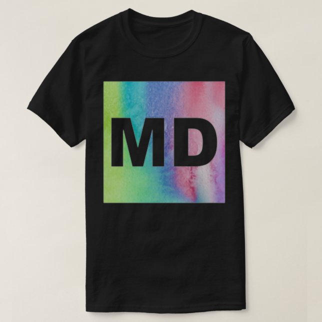 Farbige MD Print T-Shirt (Design vorne)