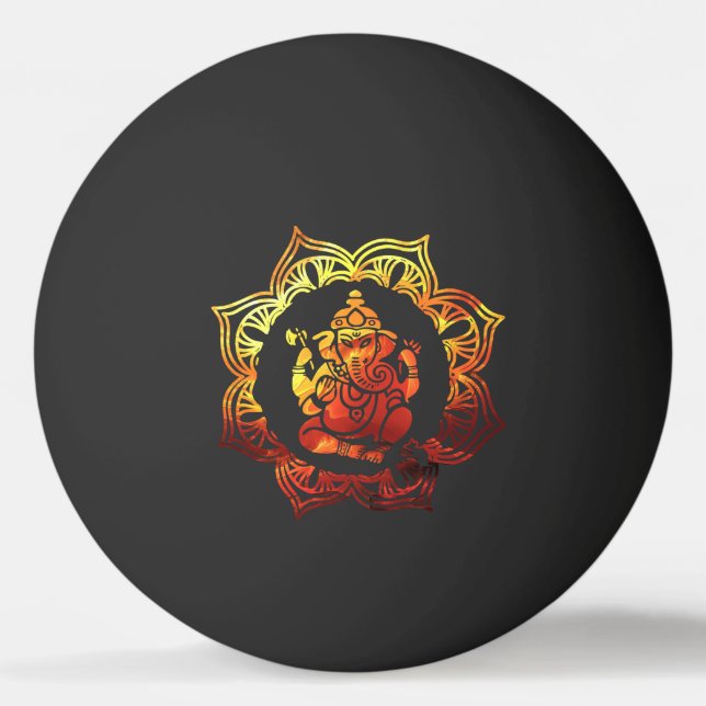 Farbige Meditation Tischtennisball (Vorderseite)