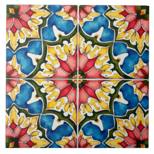 Farbige,mediterrane,mosaik, Fliese