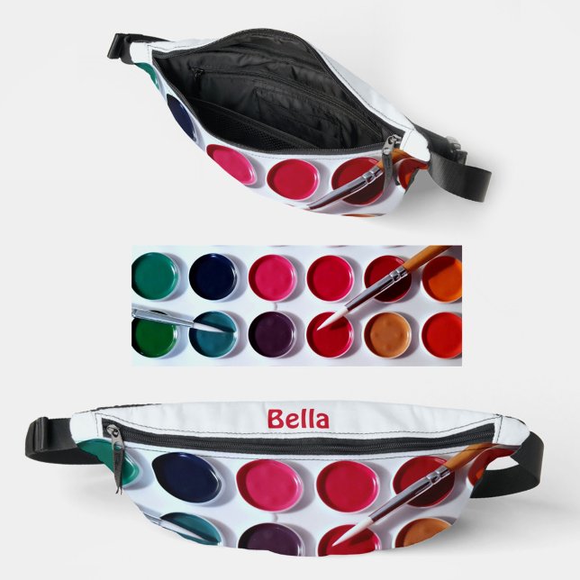 Farbige mehrfarbige Farbpalette Bauchtasche (Von Creator hochgeladen)
