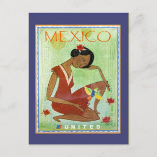 Farbige mexikanische Reise-Postkarte Postkarte
