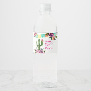 Farbige mexikanische Taco-Liebes-Wasserflasche Wasserflaschenetikett