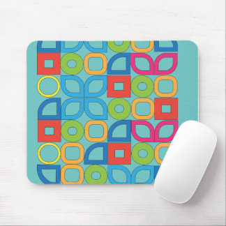 Farbige Mid-Century-Modern-Geometric-Mauspad Mousepad