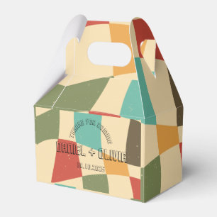 Farbige Minimalistische Gastgeschenk Hochzeiten Geschenkschachtel