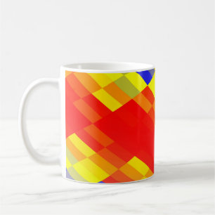 Farbige Mischung abstrakter Hintergrund Design abs Kaffeetasse