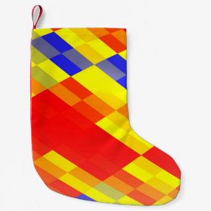Farbige Mischung abstrakter Hintergrund Design abs Kleiner Weihnachtsstrumpf