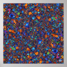 Farbige, miteinander verschließbare Formen