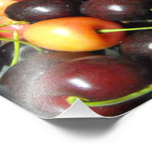 Farbige Mixed Cherries Food Fotografy Prints Fotodruck