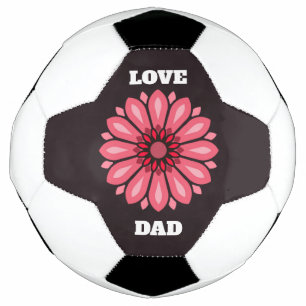 FARBIGE MODERNE BLUMEN GESCHENK TOCHTER SCHWESTER  FUßBALL