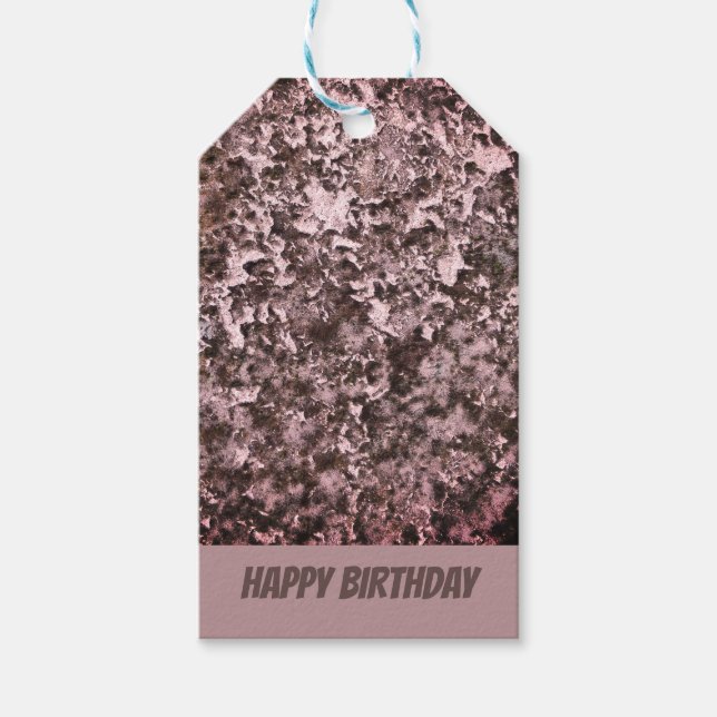 FARBIGE MODERNE BLUMEN GESCHENK TOCHTER SCHWESTER  GESCHENKANHÄNGER (Vorderseite)