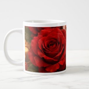 FARBIGE MODERNE BLUMEN GESCHENK TOCHTER SCHWESTER Jumbo-Tasse
