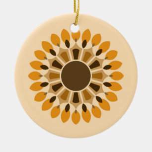 FARBIGE MODERNE BLUMEN GESCHENK TOCHTER SCHWESTER KERAMIK ORNAMENT