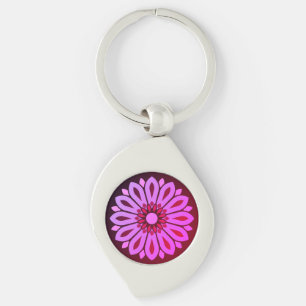 FARBIGE MODERNE BLUMEN GESCHENK TOCHTER SCHWESTER SCHLÜSSELANHÄNGER
