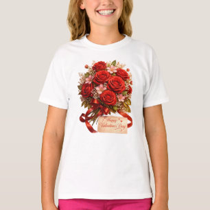 FARBIGE MODERNE BLUMEN GESCHENK TOCHTER SCHWESTER T-Shirt