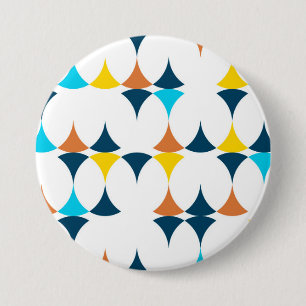 Farbige, moderne, coole, trendige geometrische For Button