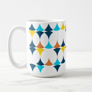 Farbige, moderne, coole, trendige geometrische For Kaffeetasse