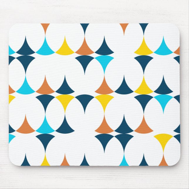 Farbige, moderne, coole, trendige geometrische For Mousepad (Vorne)