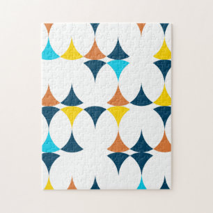 Farbige, moderne, coole, trendige geometrische For Puzzle