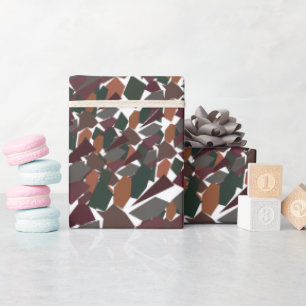 Farbige moderne Geometrie Geschenkpapier