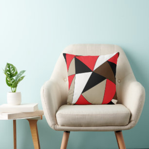 Farbige moderne geometrische Formen Kissen