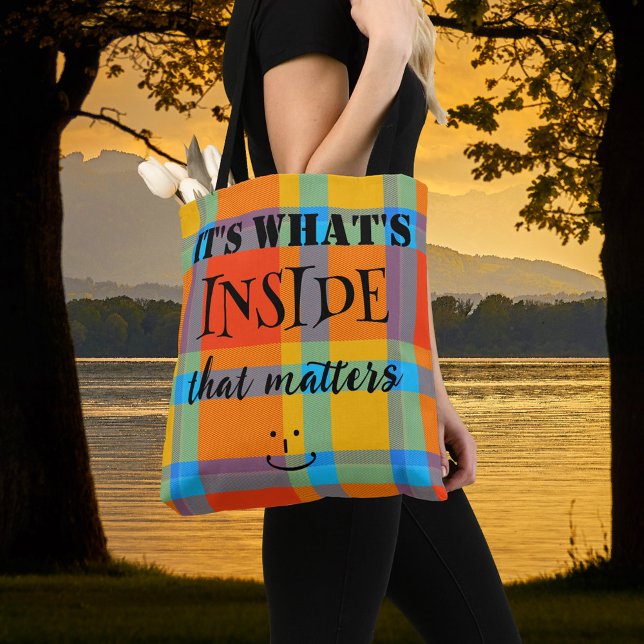 Farbige moderne Karierte Mustertasche (Von Creator hochgeladen)