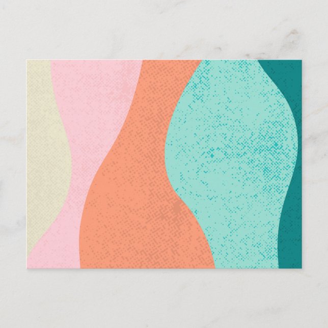 Farbige moderne Postkarten (Vorderseite)