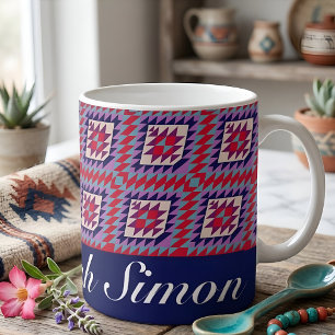 Farbige moderne Steppdecken-Design-Geschenke mit i Kaffeetasse