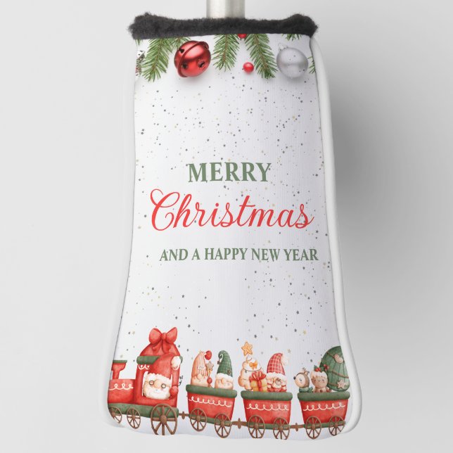 Farbige moderne Weihnachtsfeier Bester Putter Golf Headcover (Rotieren 90)