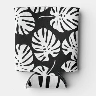 Farbige Monstera-Blätter Floral Abstrakt Dosenkühler